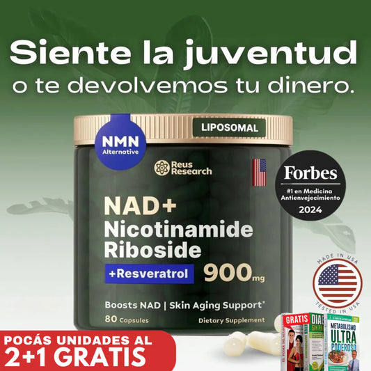 ✨ NAD™+900™ | Joven Para Siempre🔬-🌿Suplemento Anti-envejecimiento
